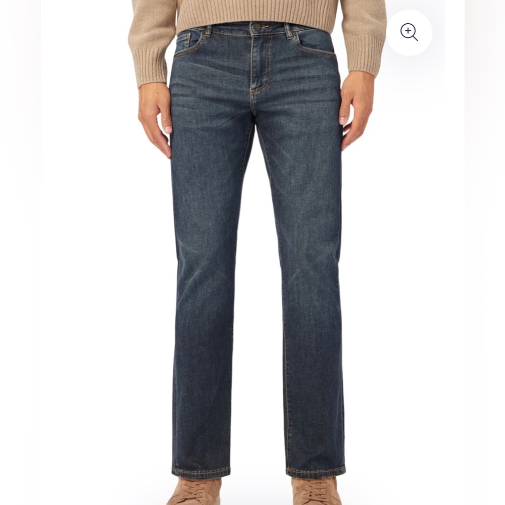 DL1961 Russell Slim Straight Hectic Wash Jeans Size 36x34